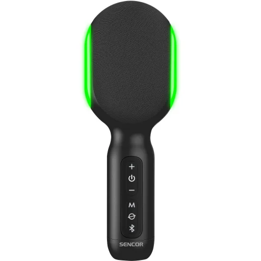 SENCOR SSS K1000 Bluetooth karaoke mikrofon beépített hangszóróval, LED fénnyel - 2