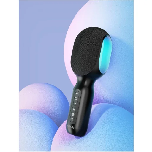 SENCOR SSS K1000 Bluetooth karaoke mikrofon beépített hangszóróval, LED fénnyel - 11
