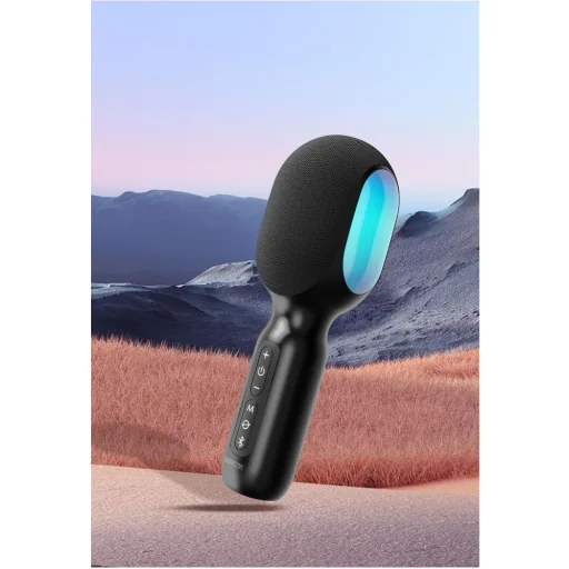 SENCOR SSS K1000 Bluetooth karaoke mikrofon beépített hangszóróval, LED fénnyel - 12