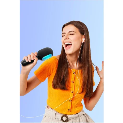 SENCOR SSS K1000 Bluetooth karaoke mikrofon beépített hangszóróval, LED fénnyel - 13