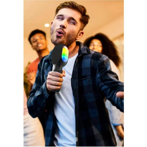 SENCOR SSS K1000 Bluetooth karaoke mikrofon beépített hangszóróval, LED fénnyel - 14