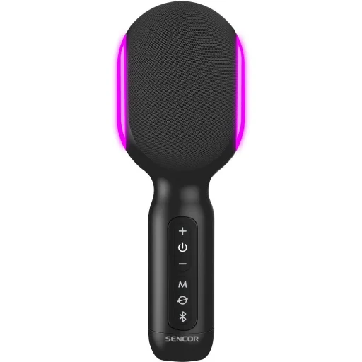 SENCOR SSS K1000 Bluetooth karaoke mikrofon beépített hangszóróval, LED fénnyel - 3