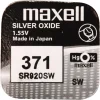 MAXELL SR920SW/V371 strieborno-oxidová gombíková batéria, 1 ks thumbnail