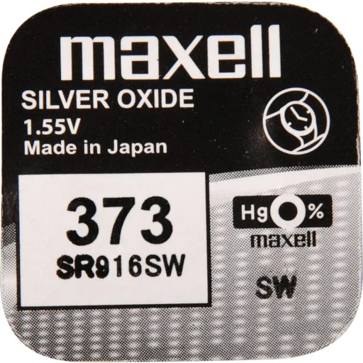 Maxell 373/SR916SW/V373 strieborno-oxidová gombíková batéria 1 ks - 2