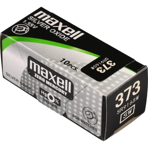 Maxell 373/SR916SW/V373 strieborno-oxidová gombíková batéria 1 ks - 1