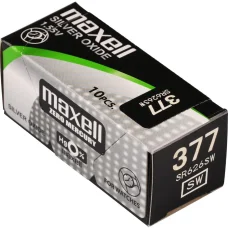 MAXELL 377/SR626SW/V377 strieborno-oxidová gombíková batéria 1 ks