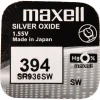MAXELL 394/SR936SW/V394 strieborno-oxidová gombíková batéria 1 ks thumbnail