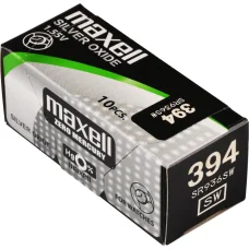 MAXELL 394/SR936SW/V394 strieborno-oxidová gombíková batéria 1 ks
