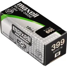Maxell 399/SR927W/V399 strieborno-oxidová gombíková batéria 1 ks