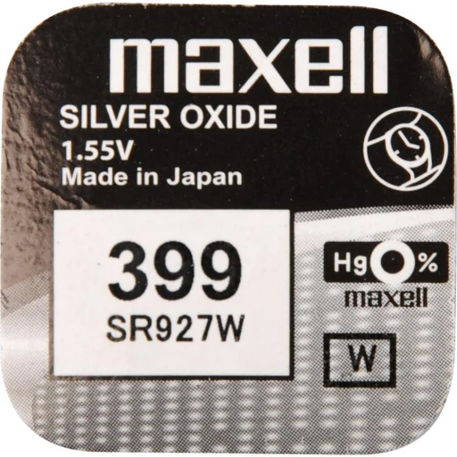 Maxell 399/SR927W/V399 strieborno-oxidová gombíková batéria 1 ks - 2