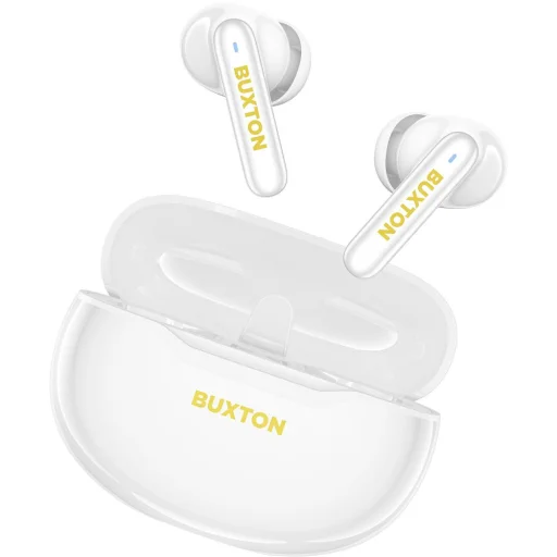 BUXTON BTW 7200 White Tuya TWS vezeték nélküli fülhallgató töltőtokkal, ANC, IPX6 - 7