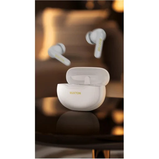 BUXTON BTW 7200 White Tuya TWS vezeték nélküli fülhallgató töltőtokkal, ANC, IPX6 - 8