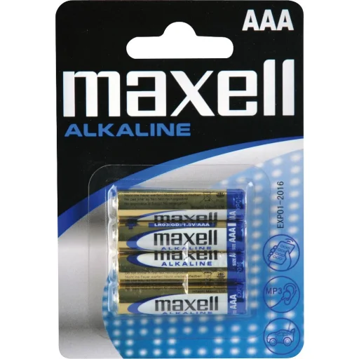 Maxell LR03 AAA alkalická batéria 4 ks - 1