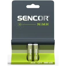 SENCOR SBA HR03 AAA NiMH nabíjateľná batéria 1000 mAh 2 ks/blister