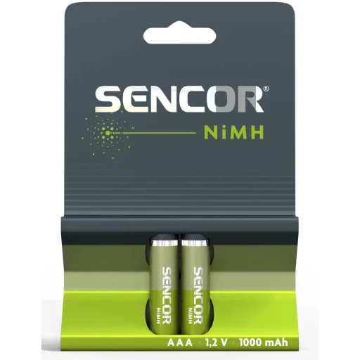 SENCOR SBA HR03 AAA NiMH nabíjateľná batéria 1000 mAh 2 ks/blister - 1
