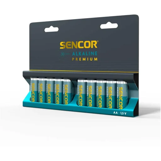 SENCOR SBA LR6 AA prémiové alkalické batérie, 10 ks - 6
