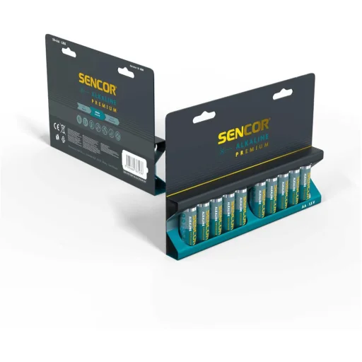 SENCOR SBA LR6 AA prémiové alkalické batérie, 10 ks - 7