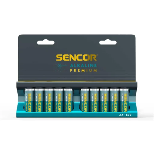 SENCOR SBA LR6 AA prémiové alkalické batérie, 10 ks - 1