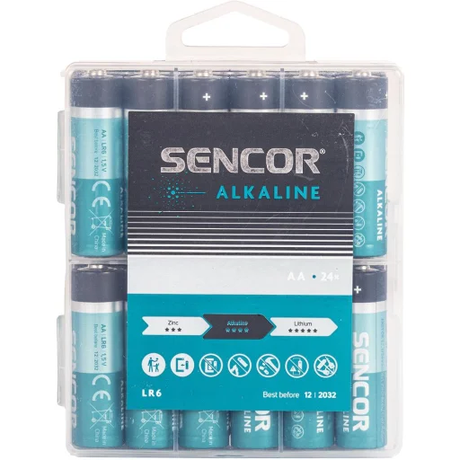 SBA LR6 24 BOX AA Alk SENCOR - 1