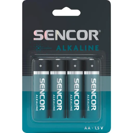 Sencor SBA LR6 4BP AA alkáli elem, 4 db - 1