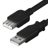 YENKEE YCU 014 BK USB 2.0 A apa–A anya hosszabbító kábel 1,5 m, fekete thumbnail