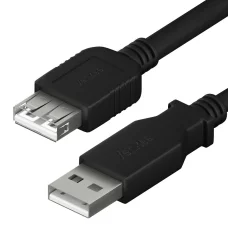 YENKEE YCU 014 BK USB 2.0 A apa–A anya hosszabbító kábel 1,5 m, fekete