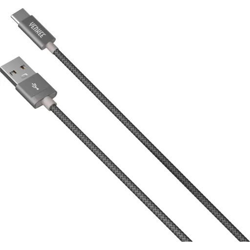 YENKEE YCU 301GY USB-A–USB-C töltő- és adatkábel 1 m szürke - 2
