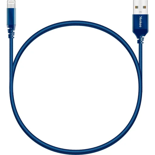YENKEE YCU 611 MFi USB–Lightning töltő- és adatkábel 1 m kék - 2