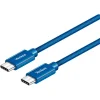 YENKEE YCU C101 BE USB-C–USB-C 2.0 töltő- és adatkábel 1 m kék thumbnail