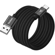 YENKEE YCU MAGNETIC 04 USB-A–USB-C mágneses kábel, 1,5 m, fekete