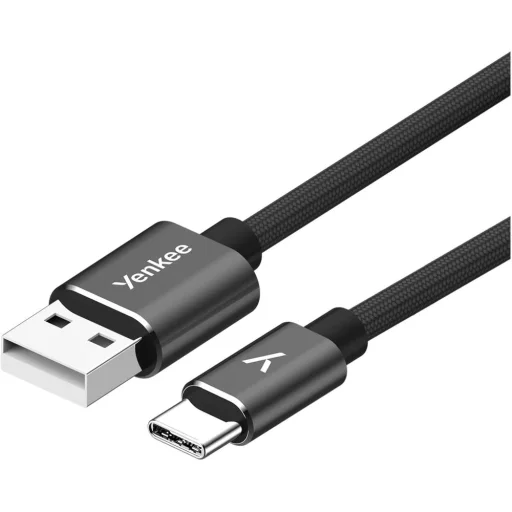 YENKEE YCU MAGNETIC 04 USB-A–USB-C mágneses kábel, 1,5 m, fekete - 2