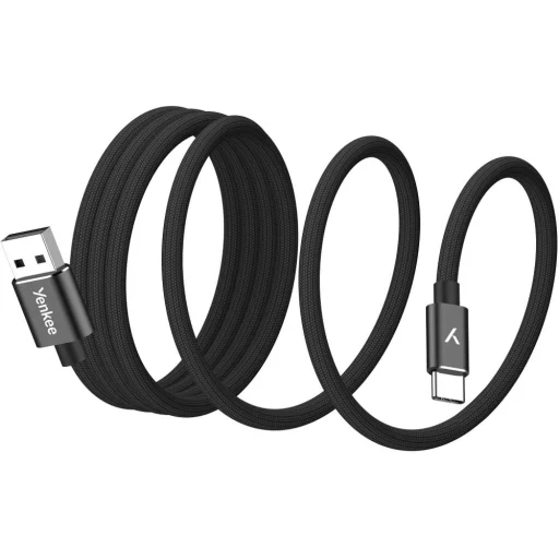 YENKEE YCU MAGNETIC 04 USB-A–USB-C mágneses kábel, 1,5 m, fekete - 4