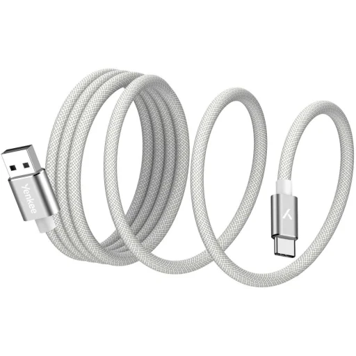 Yenkee MAGNETIC 04 USB-A–USB-C mágneses kábel 1,5 m fehér - 4