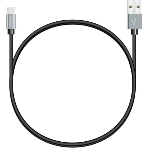 YENKEE YCU 221 BSR USB–microUSB töltő- és adatkábel 1 m ezüst - 2