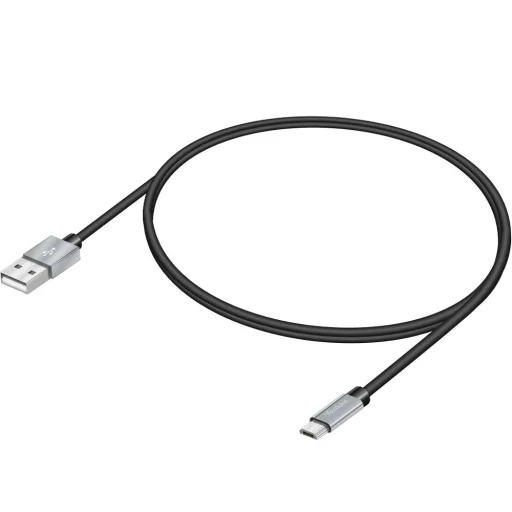 YENKEE YCU 221 BSR USB–microUSB töltő- és adatkábel 1 m ezüst - 3