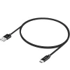 YENKEE YCU 301BK USB-A–USB-C töltő- és adatkábel 1 m fekete, 60 W thumbnail
