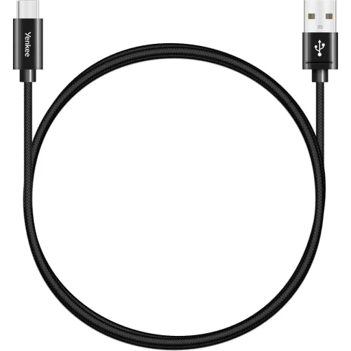 YENKEE YCU 302 BK USB-A–USB-C töltő- és adatkábel 2 m fekete - 2