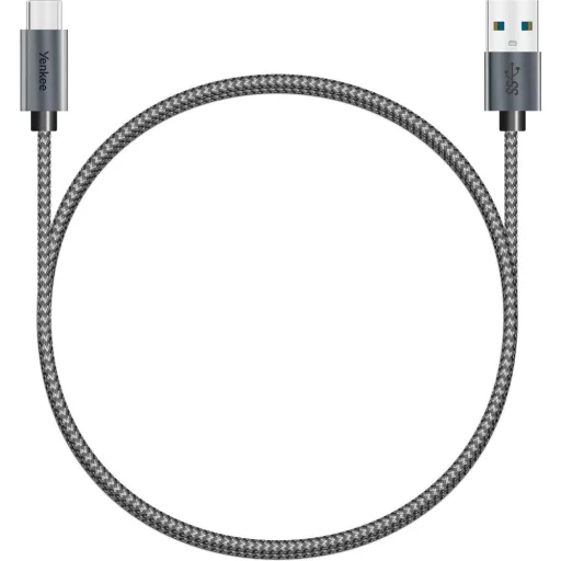 YENKEE YCU 311 GY USB-A 3.1–USB-C töltő- és adatkábel 1 m szürke - 2