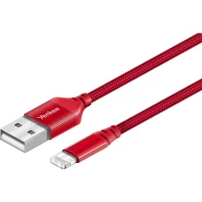 YENKEE YCU 611 MFi USB–Lightning töltő- és adatkábel 1 m piros
