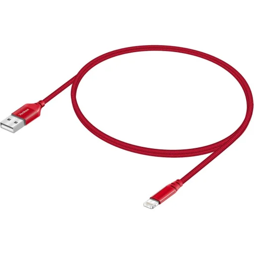YENKEE YCU 611 MFi USB–Lightning töltő- és adatkábel 1 m piros - 3