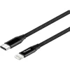 YENKEE YCU 631 MFi USB-C–Lightning fonott töltő- és adatkábel 1 m fekete thumbnail