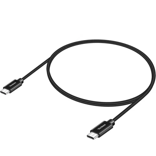 YENKEE YCU C101 BK USB-C–USB-C 2.0 töltő- és adatkábel 1 m fekete - 2