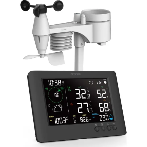 SENCOR SWS 10500 WiFi professzionális meteorológiai állomás 7 az 1-ben vezeték nélküli érzékelővel - 2