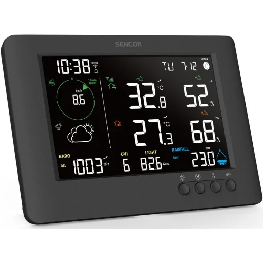 SENCOR SWS 10500 WiFi professzionális meteorológiai állomás 7 az 1-ben vezeték nélküli érzékelővel - 6