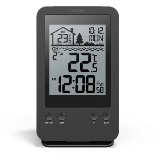 SENCOR SWS 6900 POOL vezeték nélküli medence hőmérős időjárás-állomás medenceérzékelővel - 7
