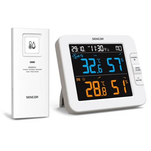 SENCOR SWS 8600 SH Wi-Fi 7 csatornás meteorológiai állomás vezeték nélküli érzékelővel - 3
