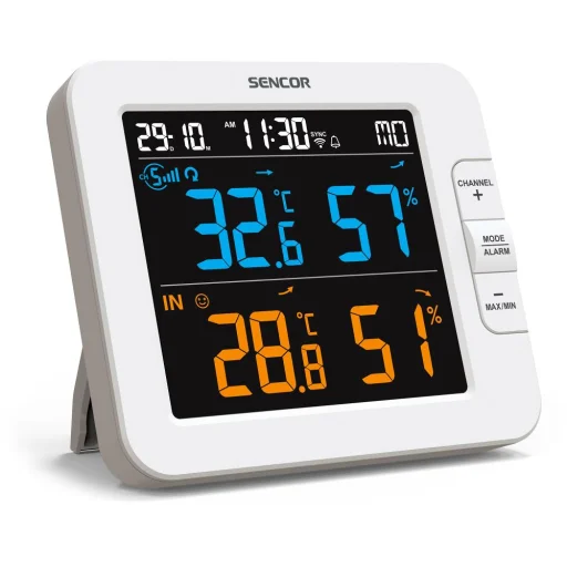 SENCOR SWS 8600 SH Wi-Fi 7 csatornás meteorológiai állomás vezeték nélküli érzékelővel - 6