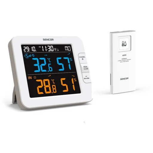 SENCOR SWS 8600 SH Wi-Fi 7 csatornás meteorológiai állomás vezeték nélküli érzékelővel - 8