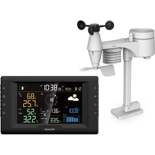SENCOR SWS 9400 meteorológiai állomás 5 az 1-ben érzékelővel - 7