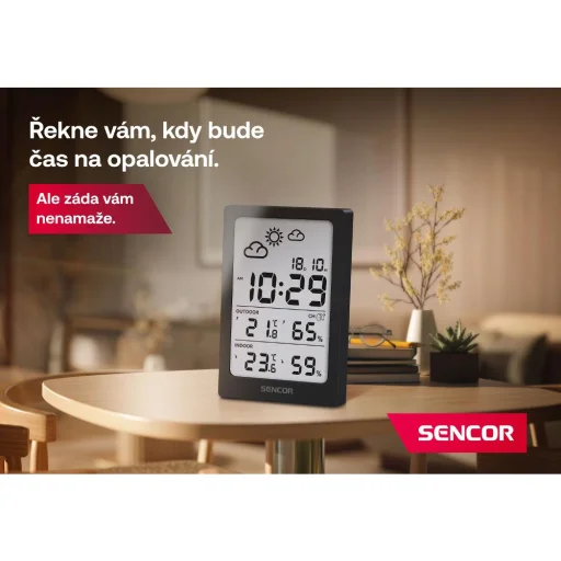 SENCOR SWS 2300 vezeték nélküli időjárás-állomás érzékelővel - 4